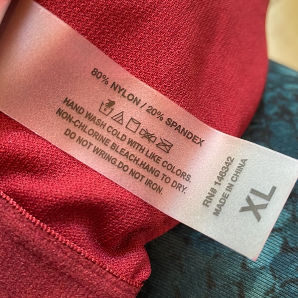 Catherine Malandrino one piece swimsuit in crimson - XL NWT - Picture 11 of 11